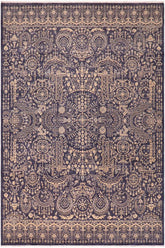 handmade Traditional Kafkaz Blue Gray Hand Knotted RECTANGLE 100% WOOL area rug 9 x 12